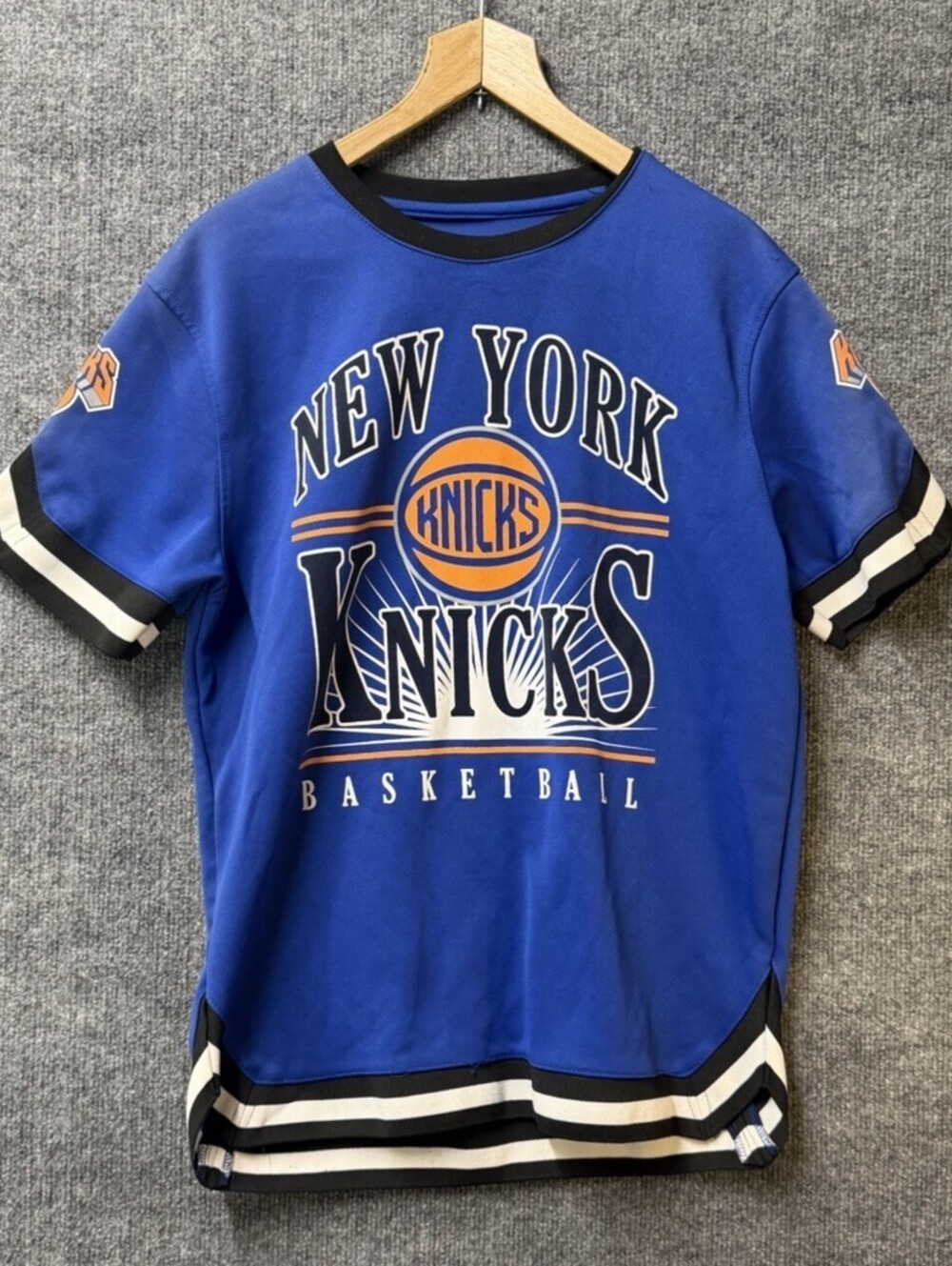 Vintage Y2K Nike Team New York Knicks Shooting Shirt XL Black NYK Warm Up Jersey